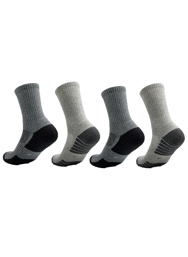 4 أزواج من الجوارب الرياضية الطويلة، مناسبة للمناسبات الرياضية. - Image 1